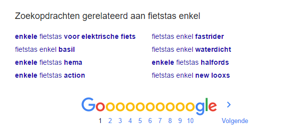 gerelateerde zoektermen